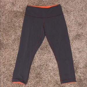 reversible Lululemon Crop Leggings